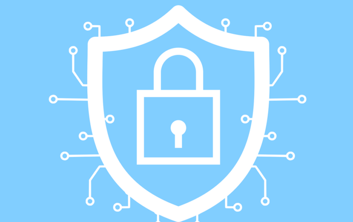 Free cybersecurity lock encryption vector